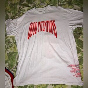 Vlone good intentions white tee xxl new